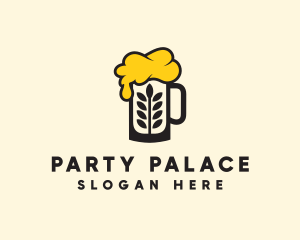 Barley Beer Mug logo design