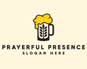 Barley Beer Mug logo design