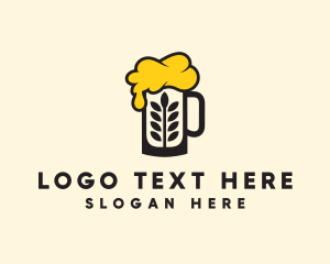 Mug - Barley Beer Mug logo design