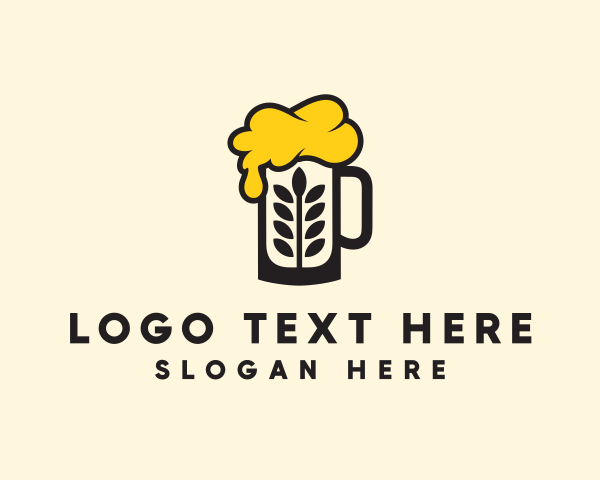 Barley Beer Mug logo