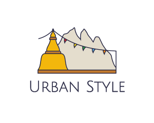 China Tibetan Mountains logo design