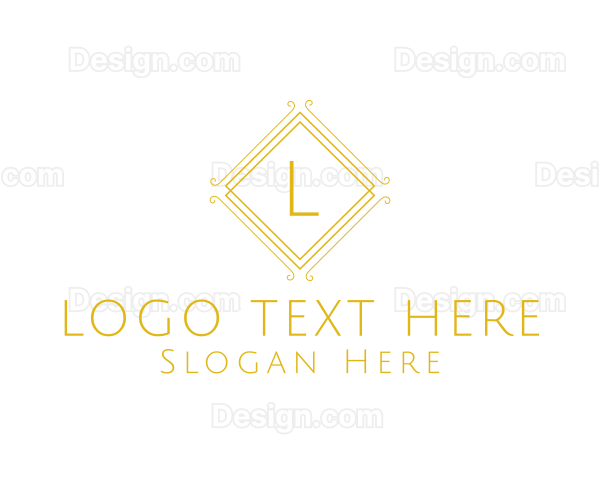 Luxurious Diamond Jewelry Accessory Logo