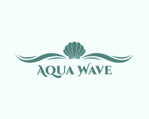 Aqua Sea Shell logo design