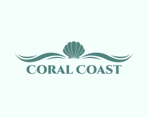 Aqua Sea Shell logo