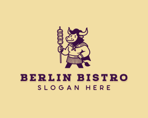 Bull Kebab Bistro logo design