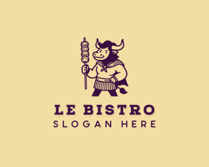 Bull Kebab Bistro logo design