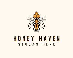 Bee Honeycomb Apiary logo