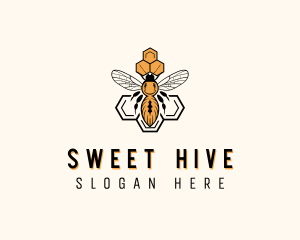 Bee Honeycomb Apiary logo