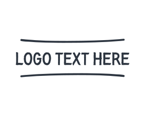 Handwritten Texture Wordmark logo