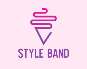 Monoline Pink Sundae logo