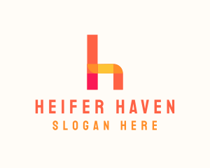 Advertising Firm Letter H  logo design