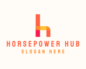 Advertising Firm Letter H  logo design