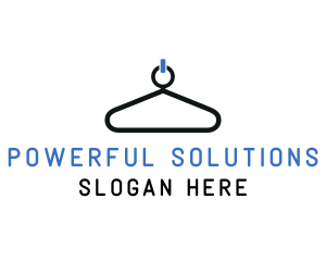 Power Button Hanger logo design