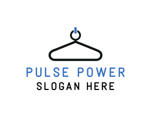 Power Button Hanger logo design