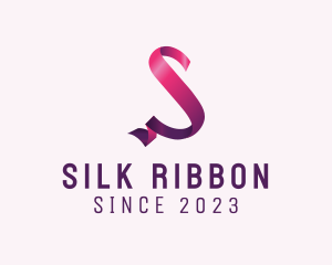 Ribbon Fashion Letter S  logo design