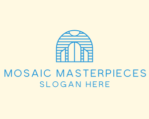 Blue Palace Gate logo design