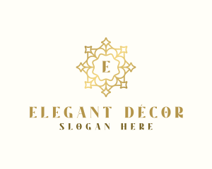 Elegant Mandala Home Decor logo design