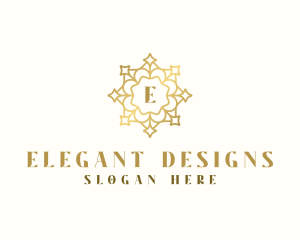 Elegant Mandala Home Decor logo design