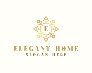 Elegant Mandala Home Decor logo design