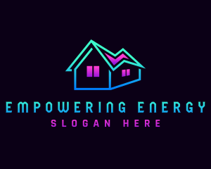 Electric House Lightning logo design