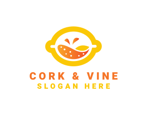 Lemon Cooler Drink  logo design