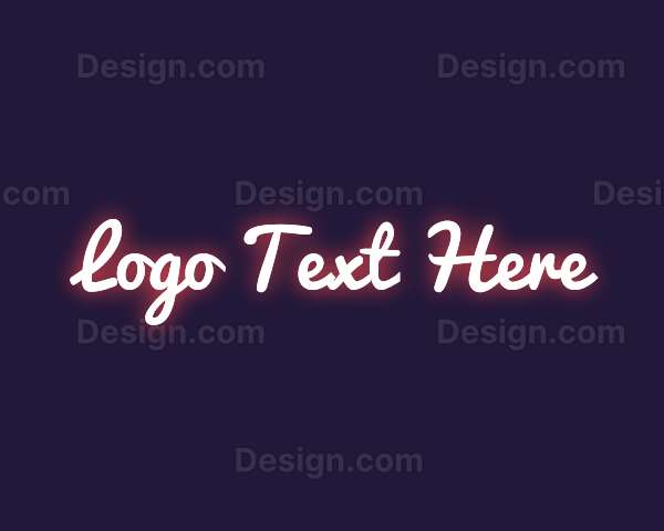 Fashion Glowing Style Logo