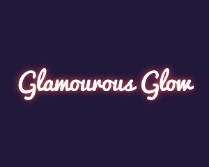 Fashion Glowing Style logo design