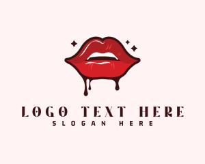 Cosmetics Red Lips logo