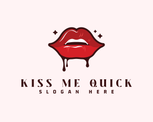 Cosmetics Red Lips logo