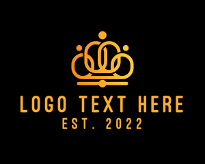 Luxury Golden Crown logo