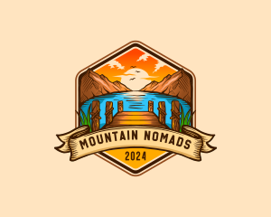 Sunset Mountain Dock logo design