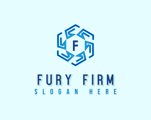 Geometric Business Firm logo design