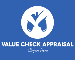 Respiratory Lung Organ Check Mark  logo design