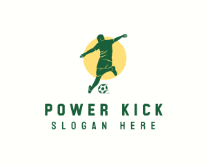 Soccer Ball Kick Sport logo