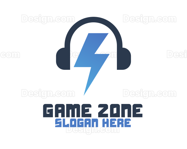 DJ Thunder Headphones Logo