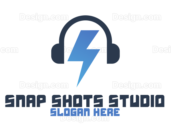 DJ Thunder Headphones Logo