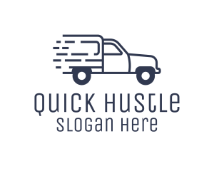 Speedy Pick Up Van logo design