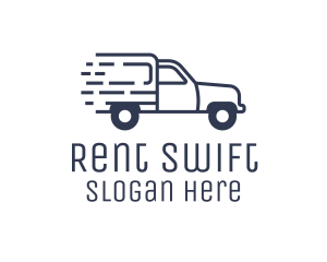 Speedy Pick Up Van logo design