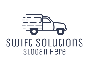 Speedy Pick Up Van logo design