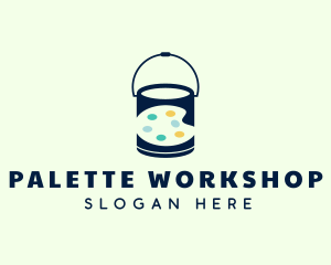Paint Palette Bucket logo