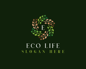 Organic Leaf Plant logo design