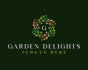 Organic Leaf Plant logo design