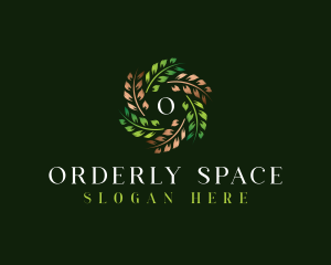 Organic Leaf Plant logo design