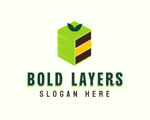 Organic Layered Cake logo design