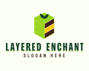 Organic Layered Cake logo design