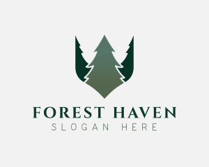 Nature Forest Tree  logo design