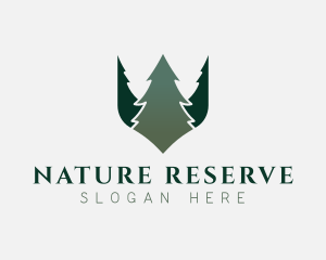 Nature Forest Tree  logo design