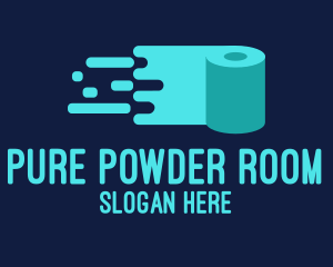 Toilet Paper Delivery logo design