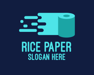 Toilet Paper Delivery logo design