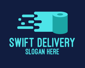 Toilet Paper Delivery logo design